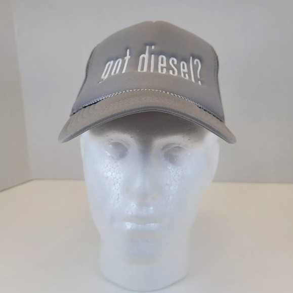 Got Diesel? Gray Trucker Mesh Back Snap Back Otto Hat - Picture 2 of 11